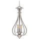 Monrovia LED 11.25 inch Brushed Nickel Pendant Ceiling Light
