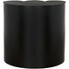 Bast 25 X 24 inch Matte Black Side Table