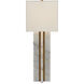 Khalil 32.5 inch 150 watt Marble/Antique Brass Table Lamp Portable Light