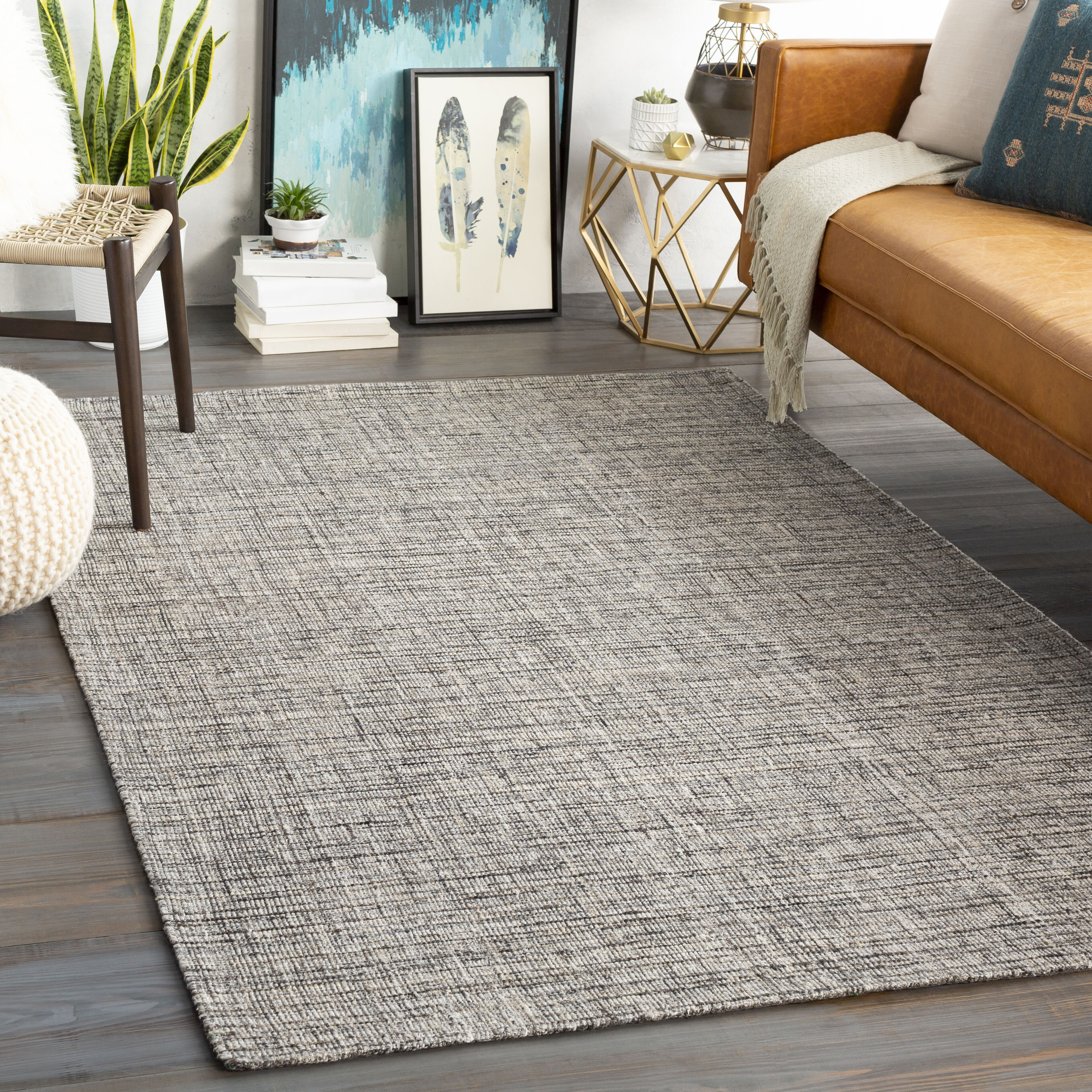 Inola 36 X 24 inch Light Slate Rug in 2 x 3, Rectangle