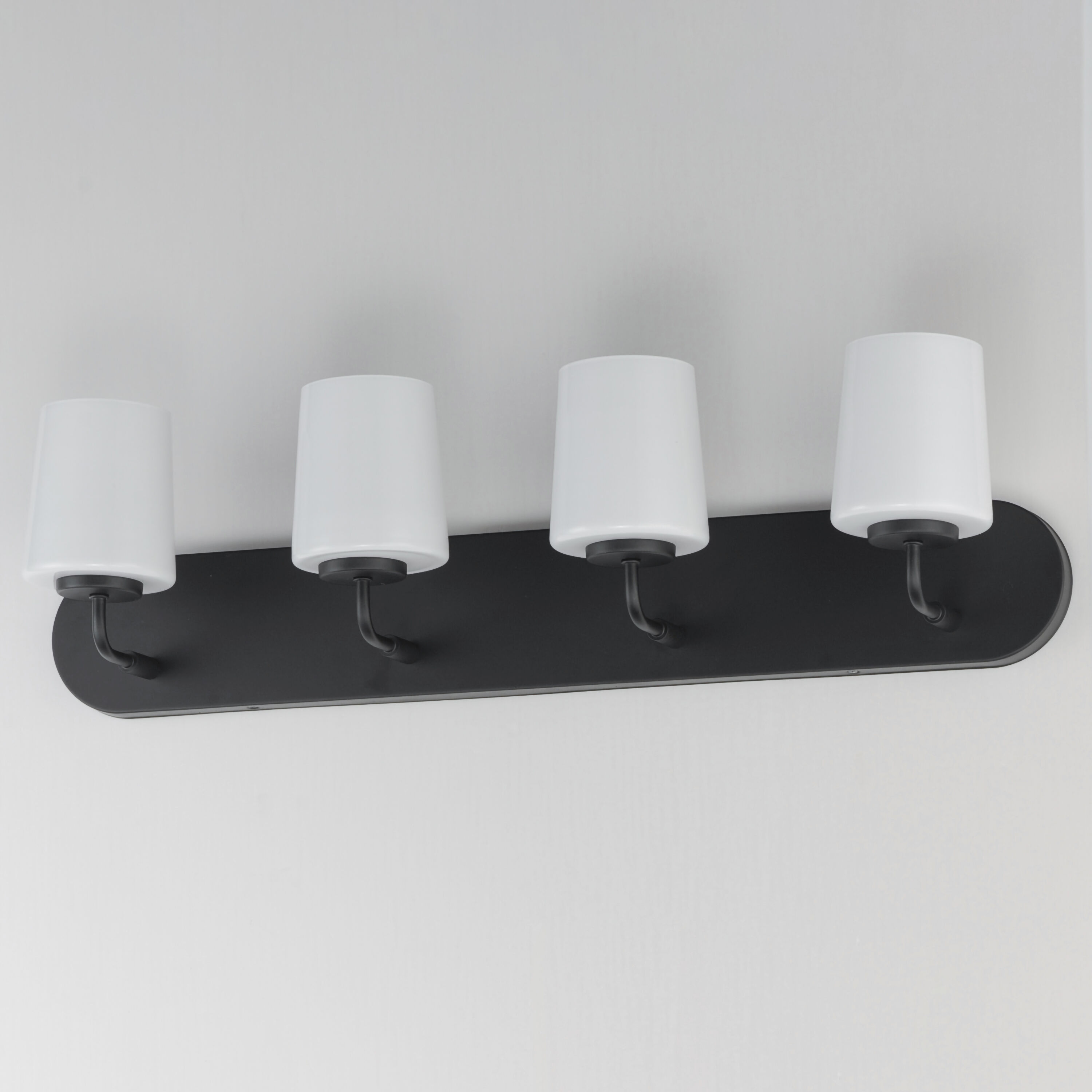 Durham 4 Light 30 inch Black Bath Vanity Wall Light