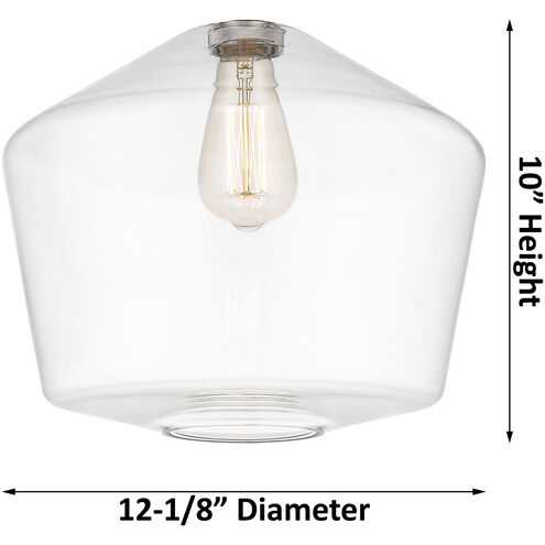 Ballston Cindyrella LED 12 inch Polished Chrome Mini Pendant Ceiling Light