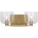 Drew & Jonathan Lochdale 2 Light 14.75 inch Bathroom Vanity Light