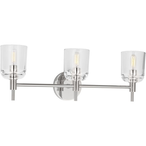 Thom Filicia Hartley 3 Light 24 inch Polished Nickel Bath Vanity Wall Light