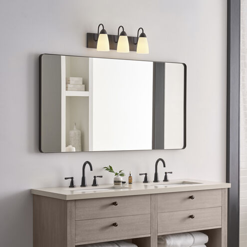 Seville 3 Light 21 inch Bronze Wall Bath Fixture Wall Light