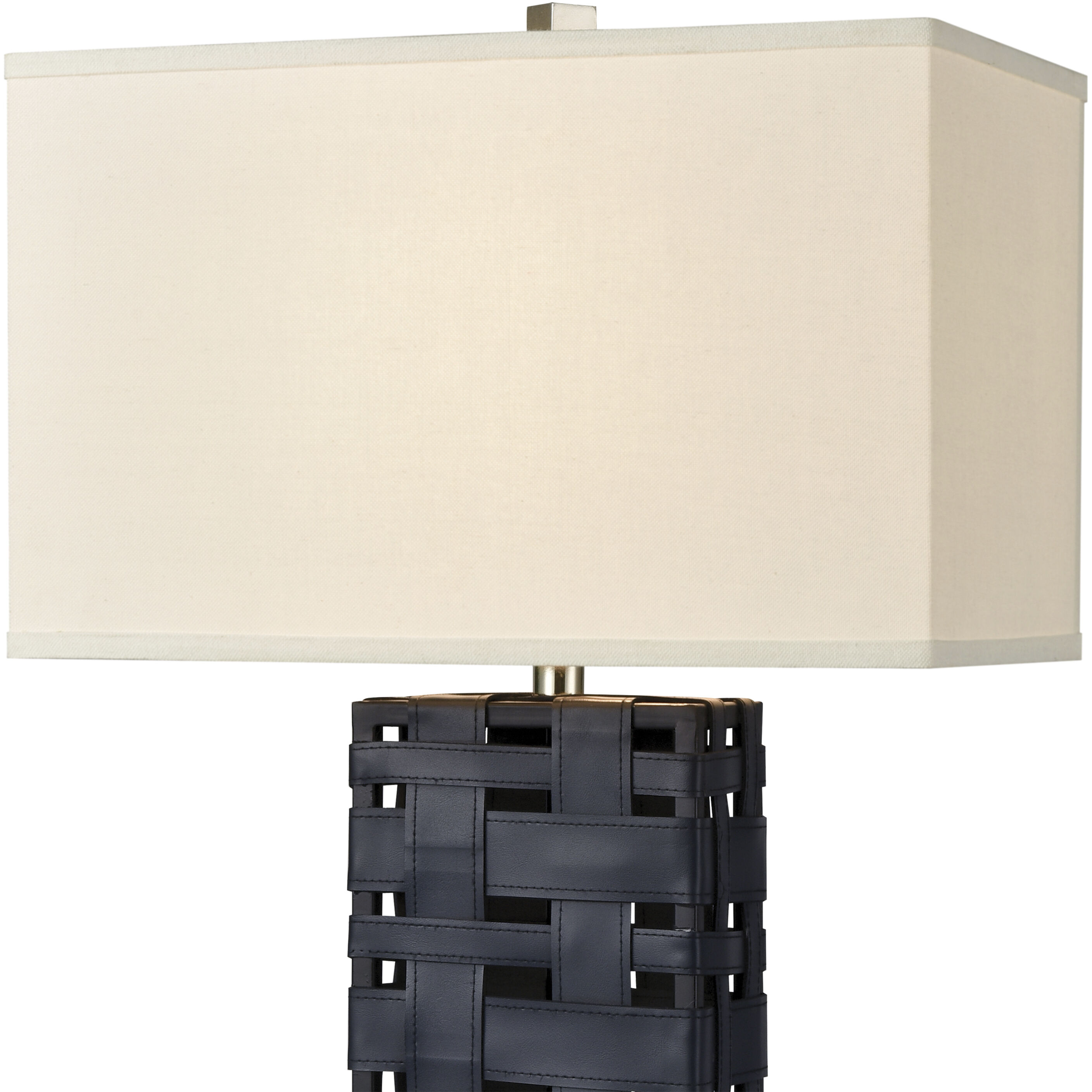 Strapped Down 32 inch 150 watt Navy Table Lamp Portable Light