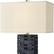 Strapped Down 32 inch 150 watt Navy Table Lamp Portable Light