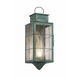 Norfield 1 Light 20.25 inch Verde Green Outdoor Sconce in Seedy Glass, Brass Traditions by Innovations Lighting