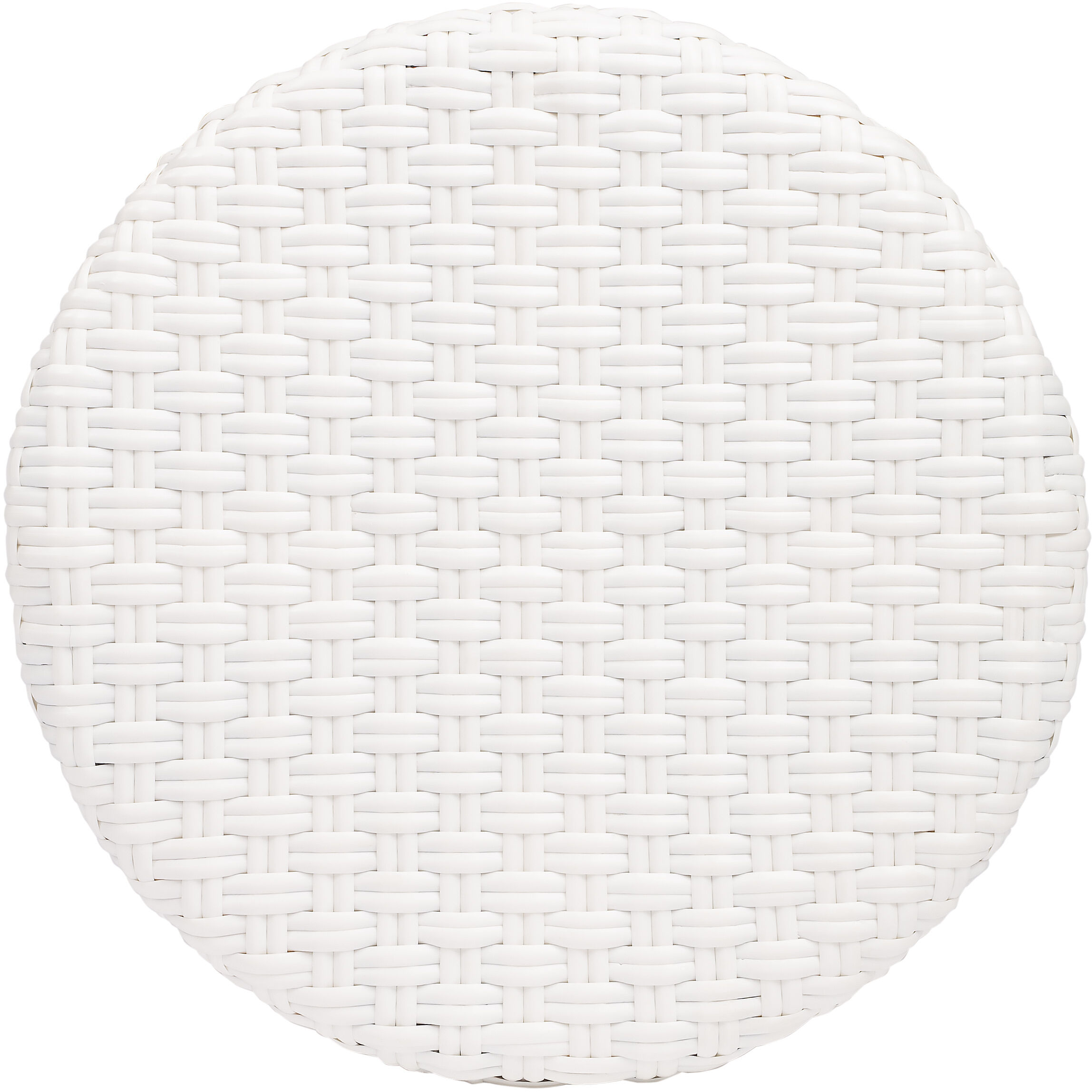 Tobias White Rattan Bar Stool