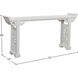 Jiamen 72 X 15 inch Ivory Console Table