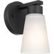 Stamos 1 Light 5 inch Black Wall Sconce Wall Light