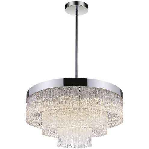 Carlotta 12 Light 32 inch Chrome Down Chandelier Ceiling Light