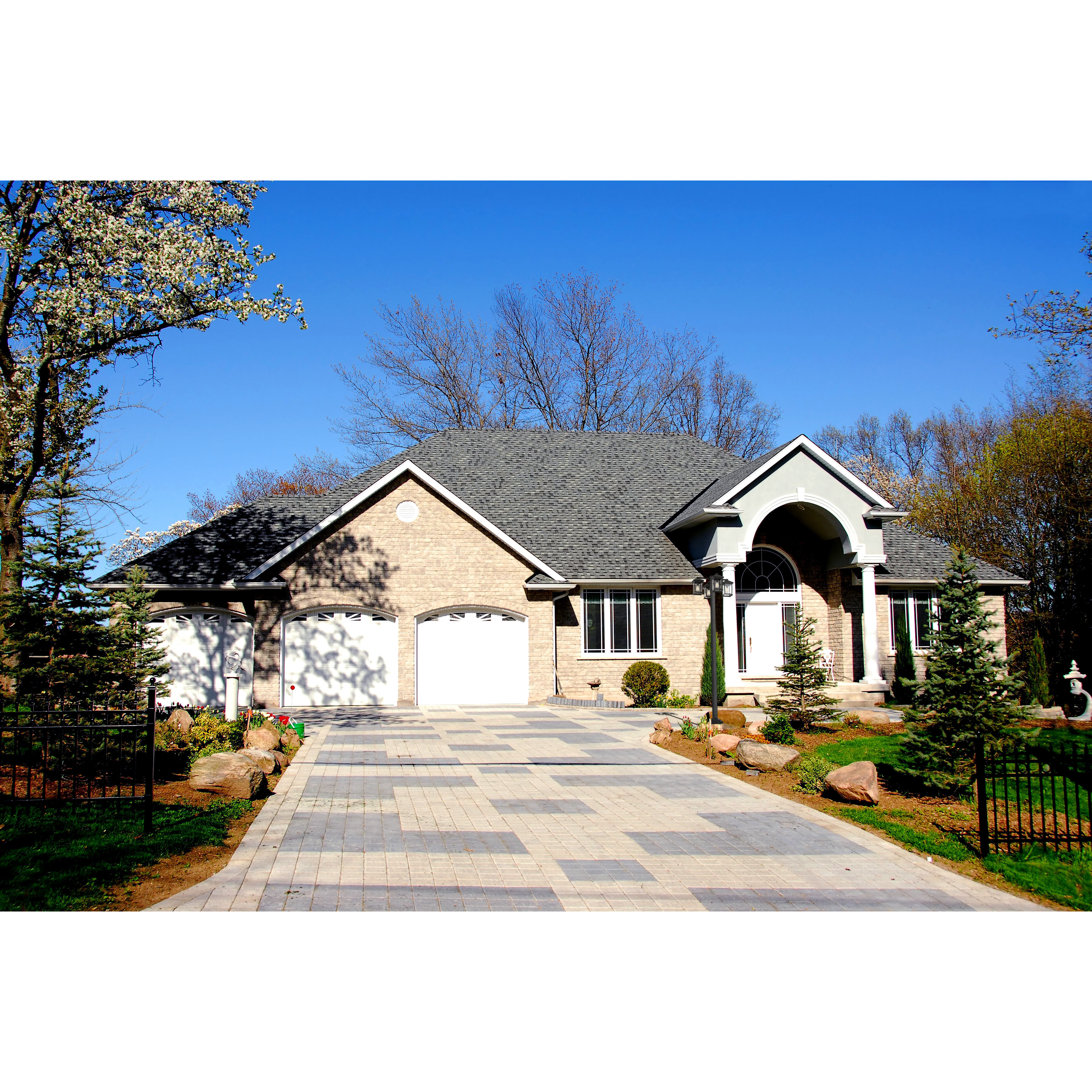 Portland 4 Light 99 inch Black Outdoor Post Mounted Fixture