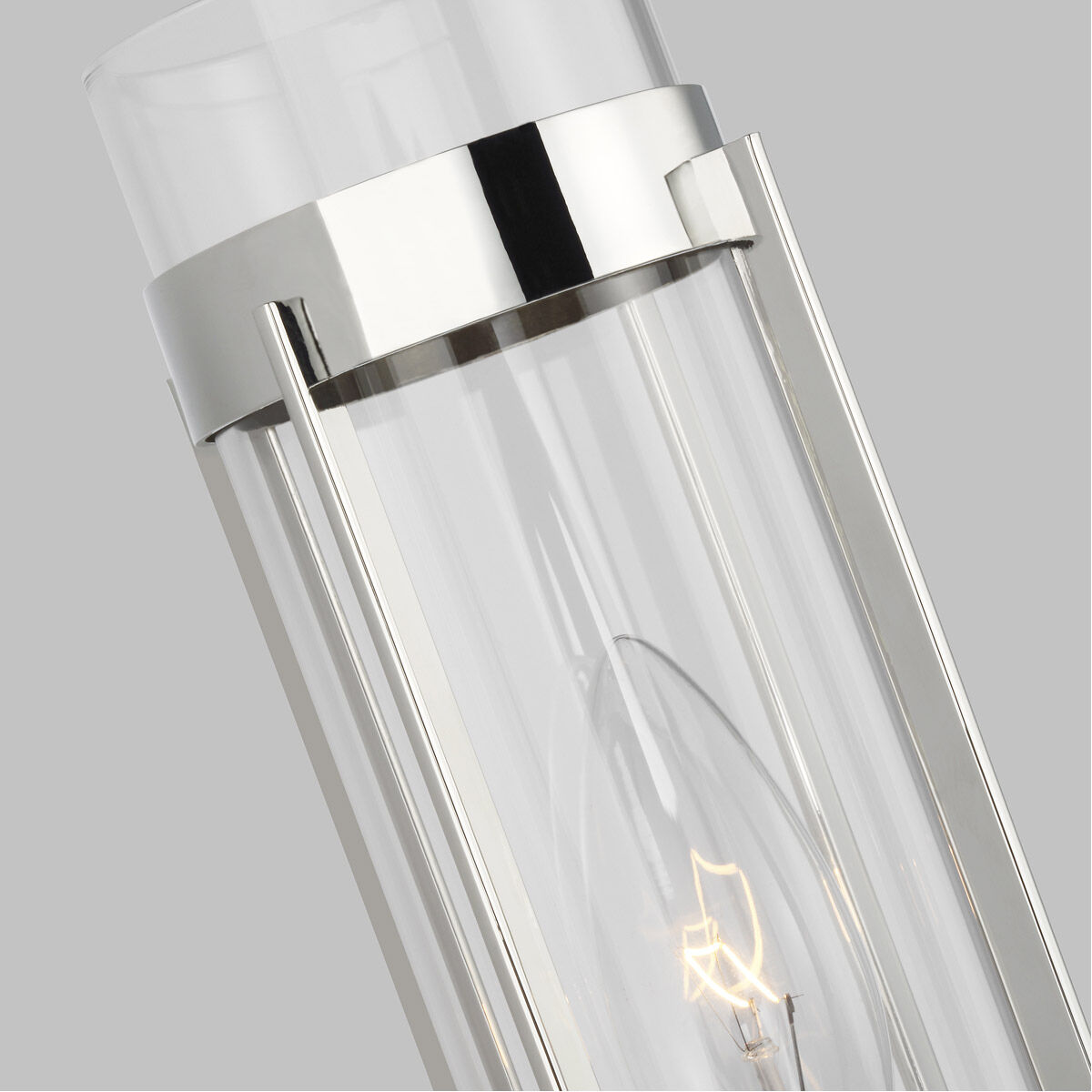 Flynn 1 Light Polished Nickel Wall Sconce Wall Light