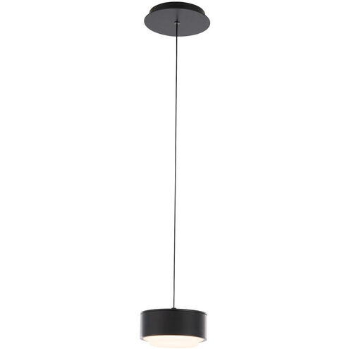 Ohm LED 6 inch Black Pendant Ceiling Light, dweLED