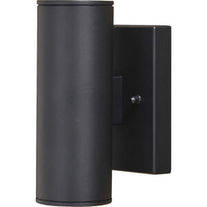 Chiasso LED 8 inch Textured Black Outdoor Wall