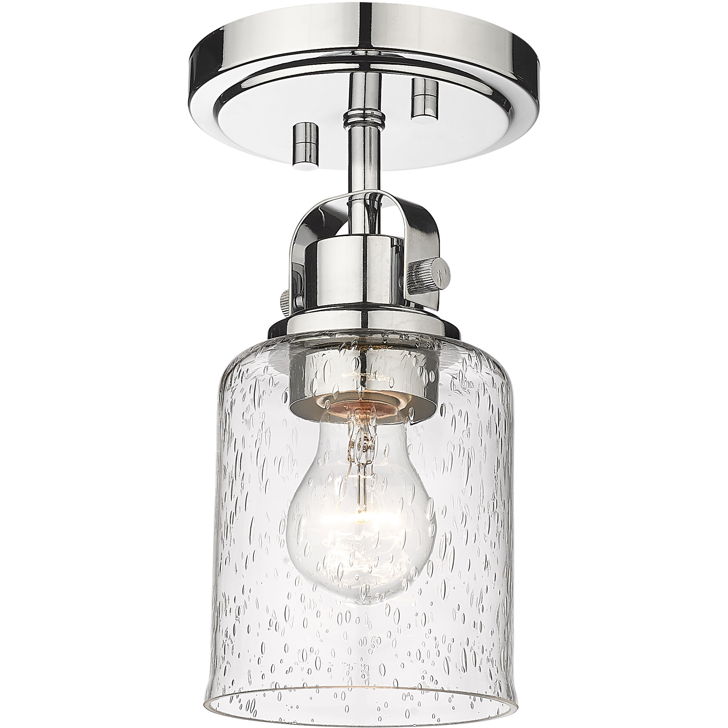 Kinsley 1 Light 5.25 inch Chrome Flush Mount Ceiling Light