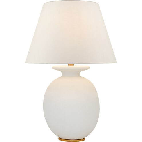 Christopher Spitzmiller Hans 29.75 inch 100 watt Sandy White Table Lamp  Portable Light, Medium