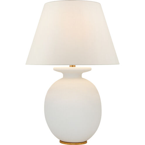 Christopher Spitzmiller Hans 29.75 inch 100 watt Sandy White Table Lamp Portable Light, Medium