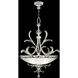 Beveled Arcs 3 Light 44 inch Silver Pendant Ceiling Light in Silver Leaf