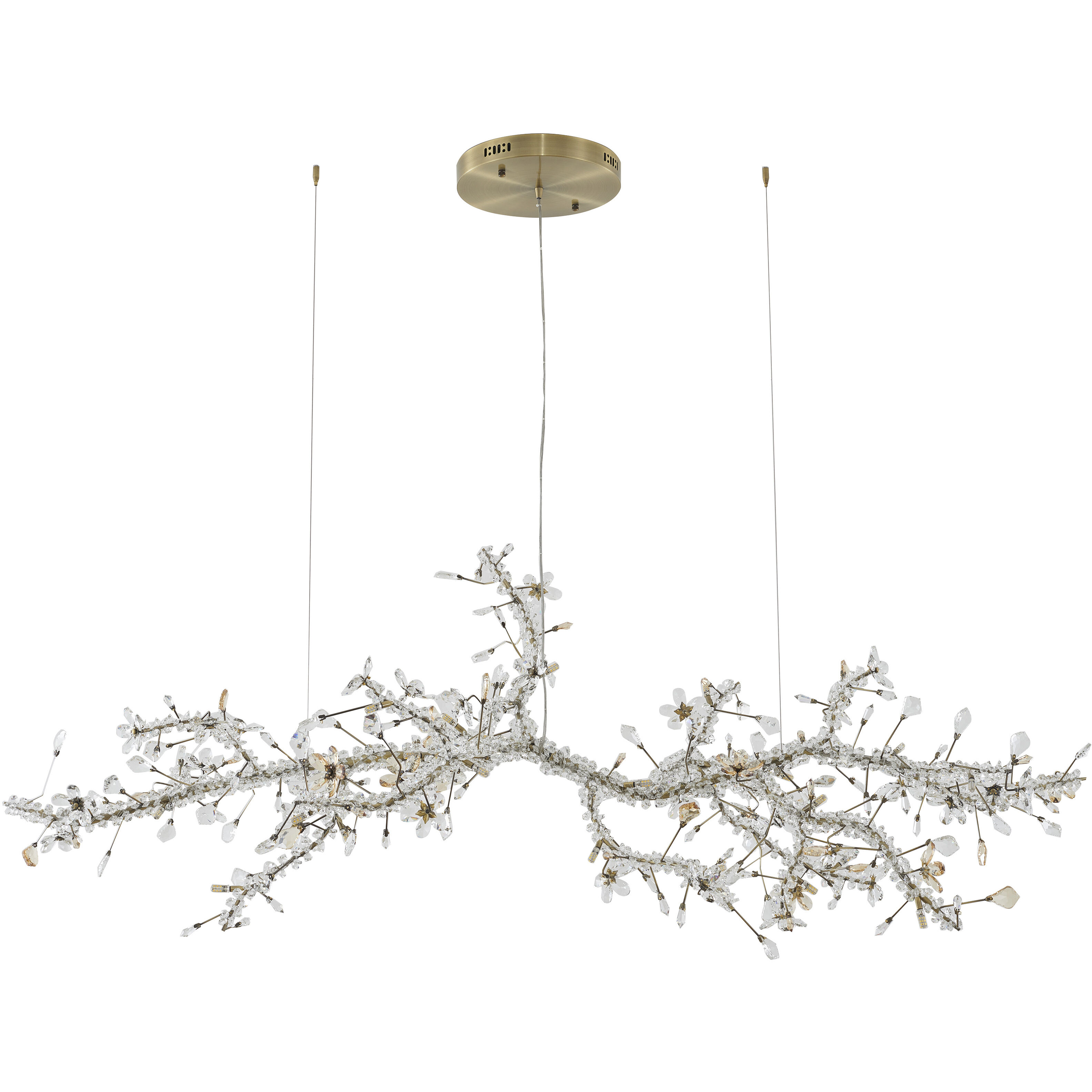 Canada 30 Light 30 inch Gold Chandelier Ceiling Light