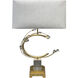 Canada 30.5 inch 100.00 watt Gold Table Lamp Portable Light