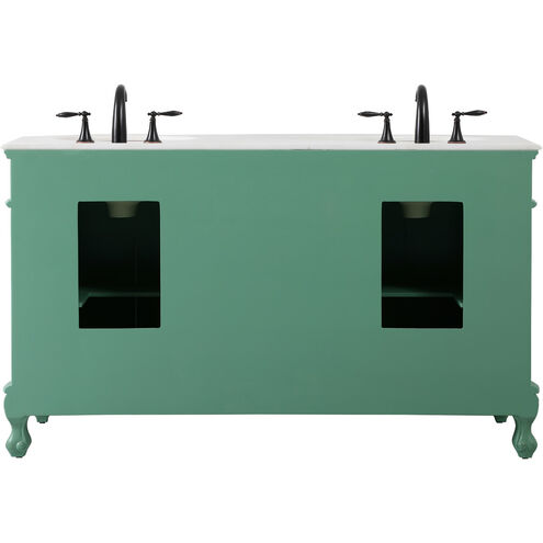 Danville 60 X 21 X 36 inch Vintage Mint Vanity Sink Set