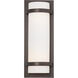 Fieldale Lodge 2 Light 7 inch Smoked Iron ADA Wall Sconce Wall Light