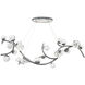 Forever Audacity LED 57 inch Antique Pewter Linear Pendant Ceiling Light