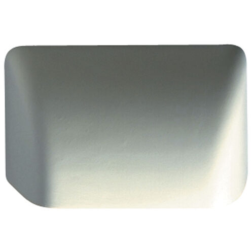 Ambiance Scoop LED 4.25 inch White Crackle Outdoor Wall Sconce, Small