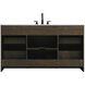 Austin 60 X 34 inch Expresso Bathroom Vanity Cabinet
