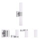 Aero 2 Light 17.75 inch Polished Chrome ADA Bath Vanity Wall Light