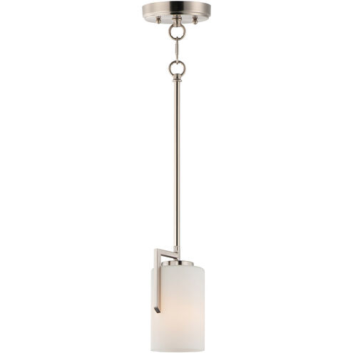 Dart 1 Light 4 inch Satin Nickel Mini Pendant Ceiling Light