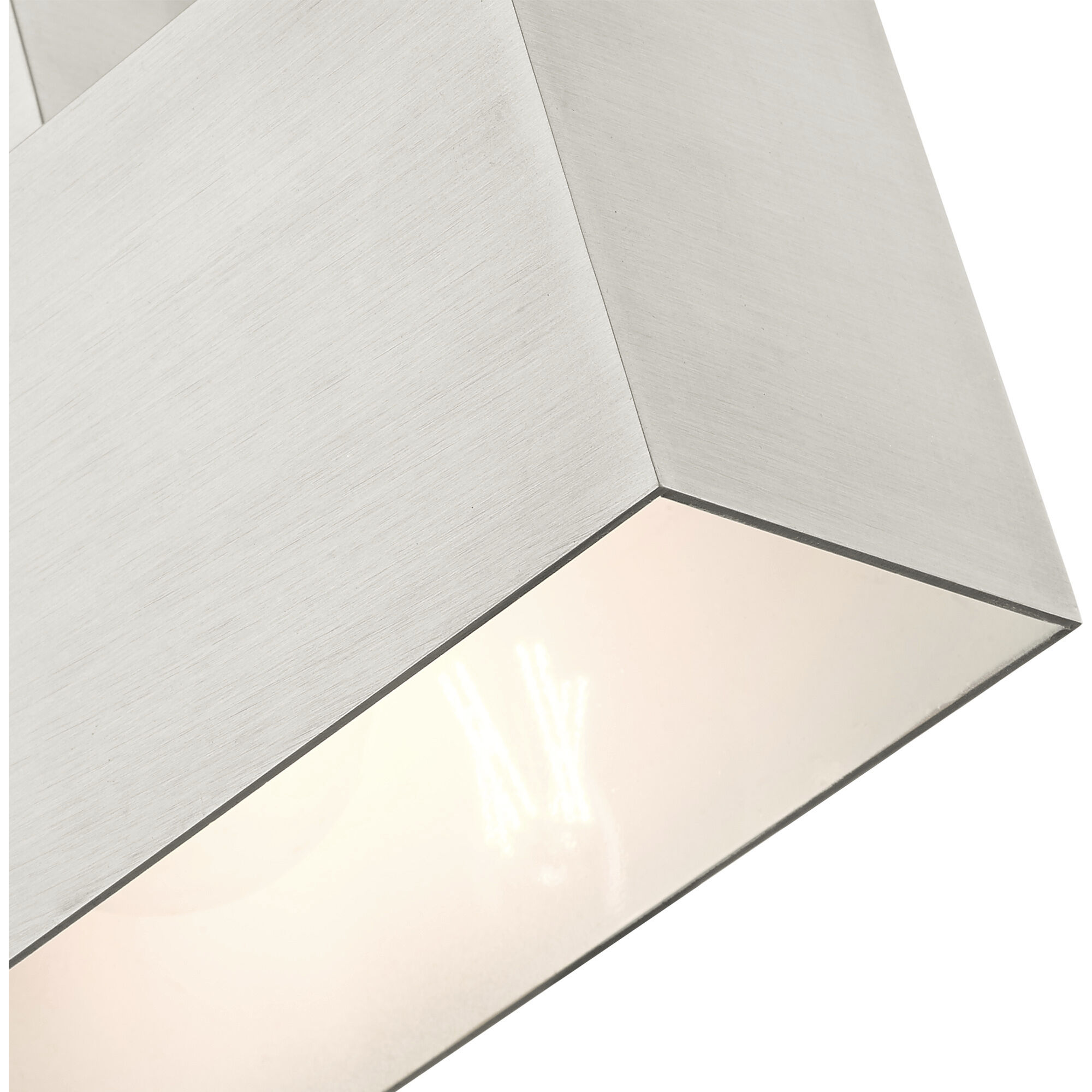 Lynx 1 Light 6 inch Brushed Nickel Outdoor ADA Wall Sconce