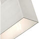Lynx 1 Light 6 inch Brushed Nickel Outdoor ADA Wall Sconce