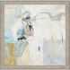 Dune II Blue and Gray and White and Yellow Framed Art