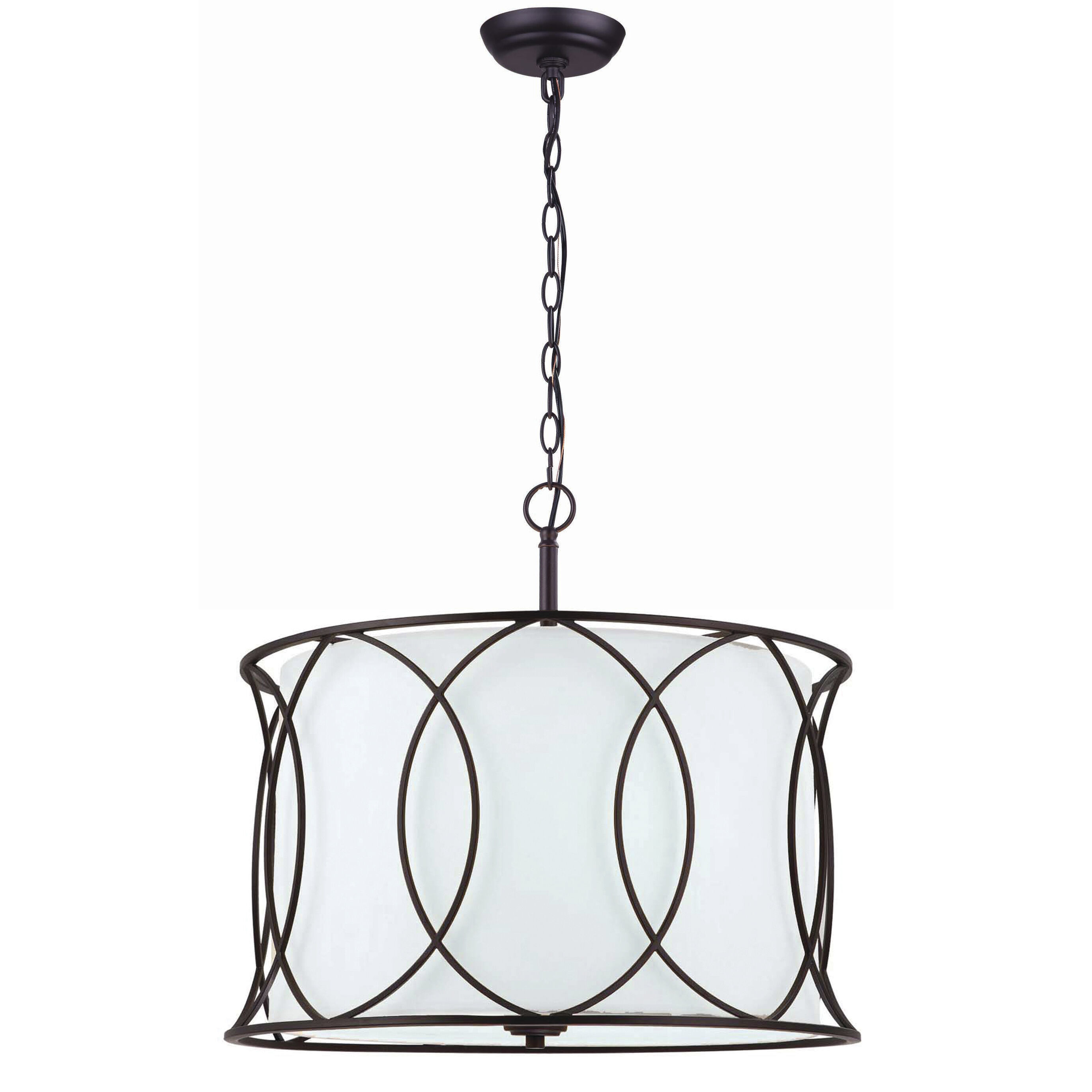 Madison 3 Light 21 inch Oil Rubbed Bronze Chandelier Ceiling Light