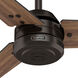 Cassius 60 inch Premier Bronze with Fire Polished Wood and Premier Bronze Blades Outdoor Ceiling Fan