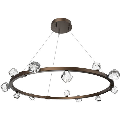 Stella LED 40.1 inch Flat Bronze Chandelier Ceiling Light, Ring