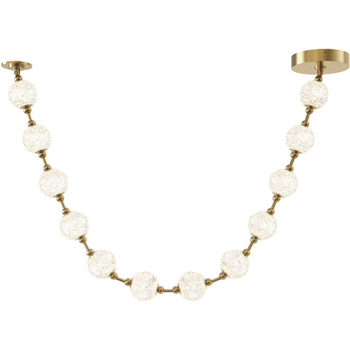 Marni LED 4.38 inch Natural Brass Pendant Ceiling Light