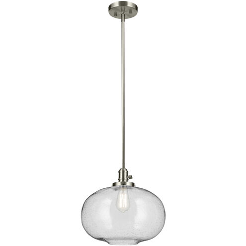 Avery 1 Light Brushed Nickel Pendant Ceiling Light