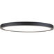 Round LED 11 inch Black Flush Mount Ceiling Light in 3000K, WAC Limited