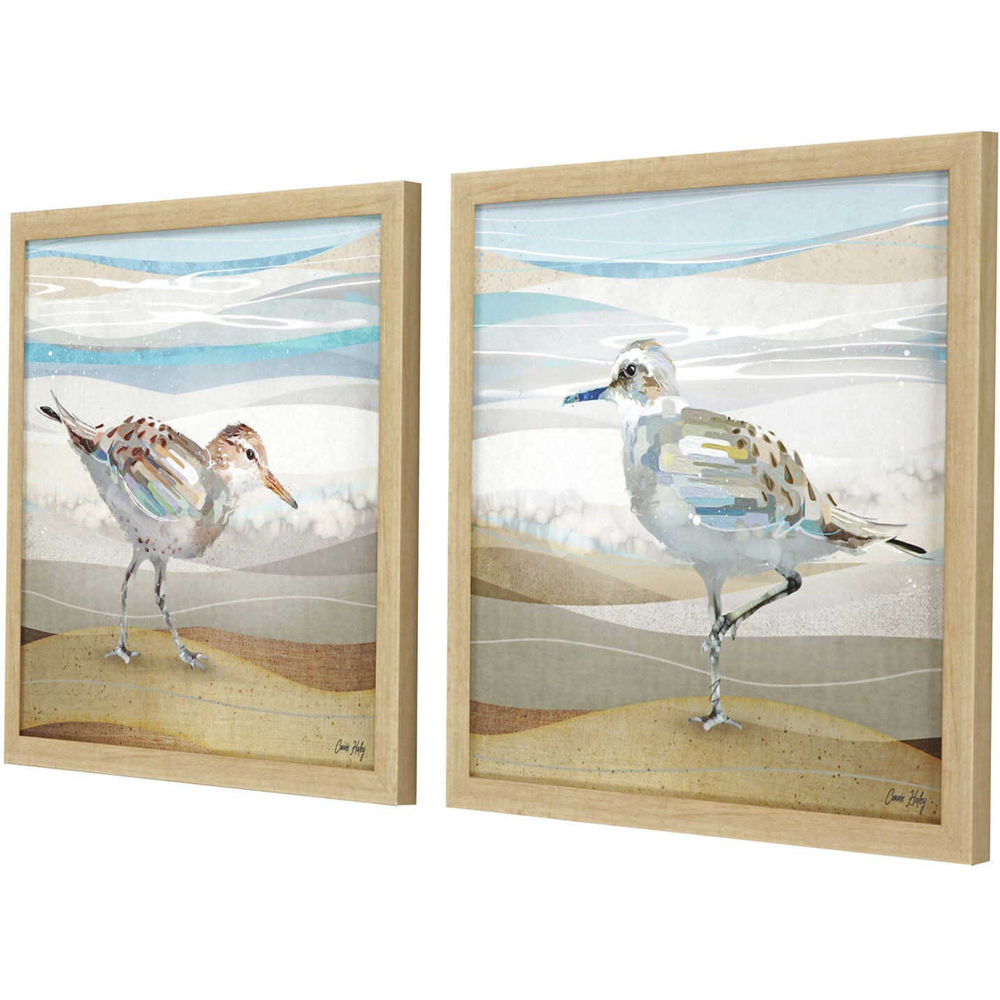 Waterside 18 X 18 inch Non-Glass Framed Art, Propac