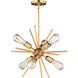 Estelle LED 19 inch Natural Brass Pendant Ceiling Light
