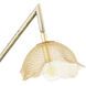 Lowcountry 1 Light Siren and Brass Mesh Wall Sconce Wall Light