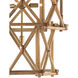 Kingali 10 Light 34 inch Natural/New Brass Chandelier Ceiling Light, Grande