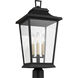 Sean Lavin Warren 3 Light 22.63 inch Textured Black Outdoor Post Lantern