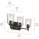 Shailene 3 Light 21 inch Olde Bronze Bath Light Wall Light