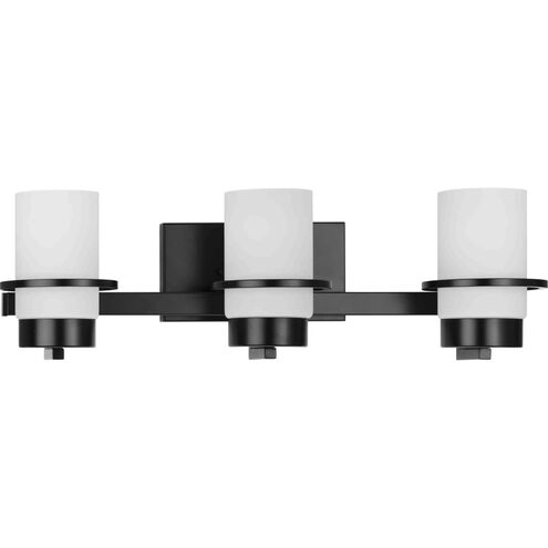 Reiss 3 Light 22.75 inch Matte Black Vanity Light Wall Light