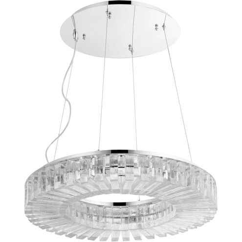 Kallick 8 Light 24 inch Polished Nickel Pendant Ceiling Light